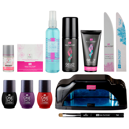 Kit Beauty Set Acrigel Gello Y Gel Semipermanente One Shot