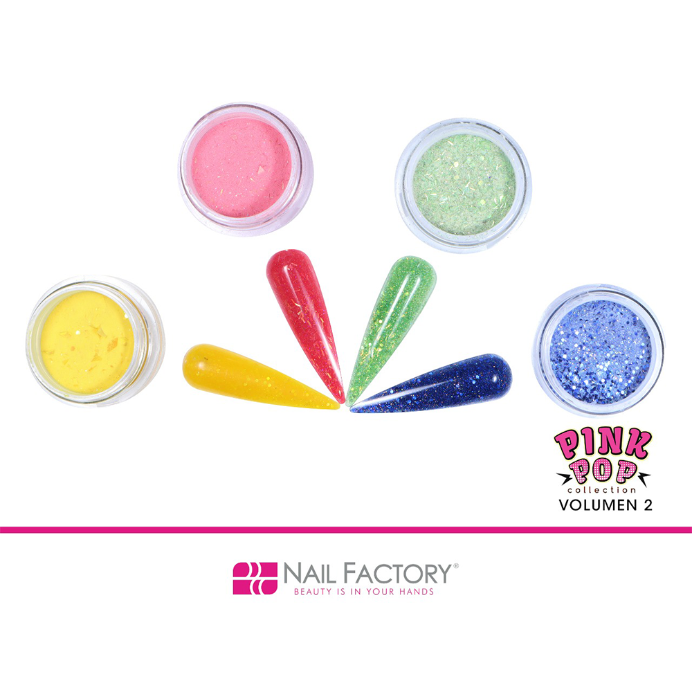 Nail Art Acrilico Colección Pink Pop Vol .2 – 4pzs