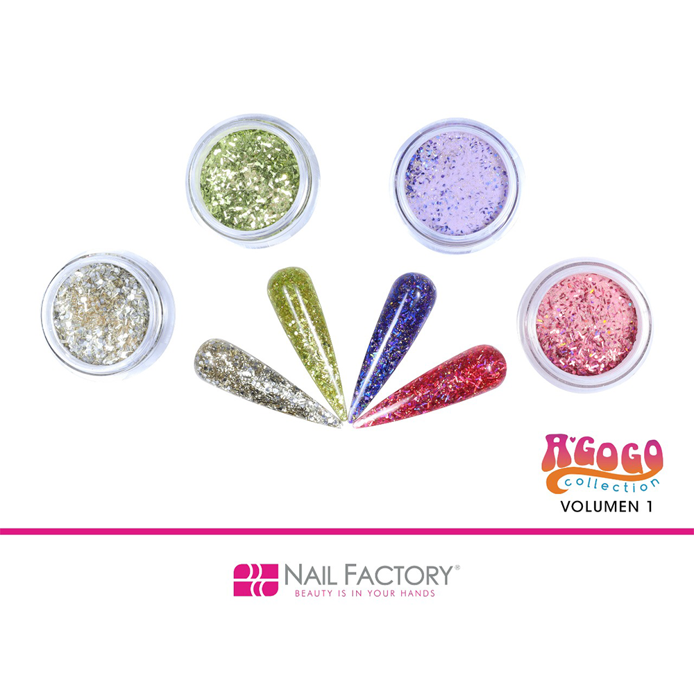 Nail Art Acrilico Colección A-Gogo Vol .1 – 4pzs