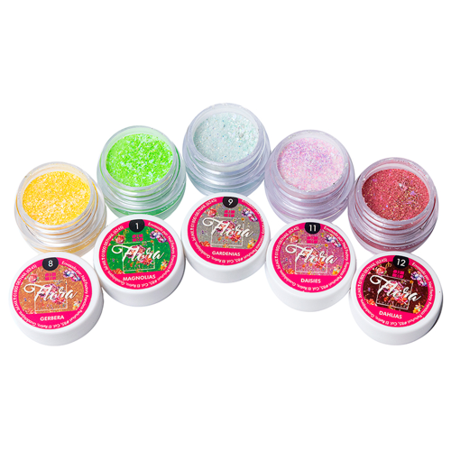 Nail Art Acrilico Colección Flora Vol .2 – 5pzs