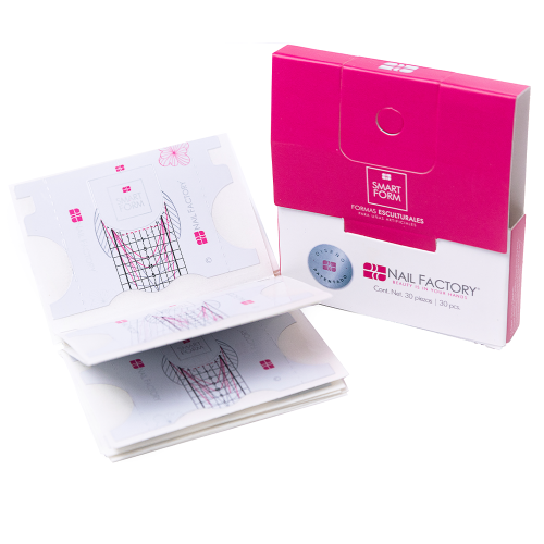 FORMAS ESCULTURALES SMART FORM NAIL FACTORY DISEÑO PATENTADO 30PZS