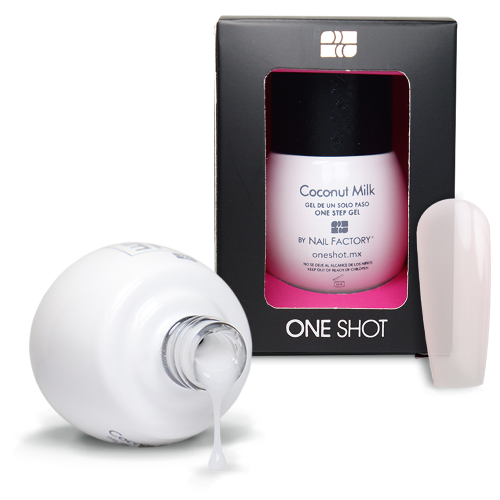 Gel Semipermanente Traslúcido One Shot Coconut Milk