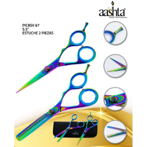 Kit Tijeras Profesional 5.5″ ArcoIris PICBSK-67