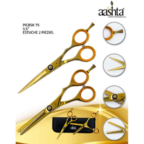 Kit Tijeras Prof. 5.5″ PICBSK-75 Dorado